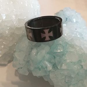 🇨🇦 Large engraved Men's Ring
